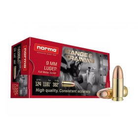 127Ft/db 1.000db Norma 9x19 FMJ Tombak 124gr/8,0g