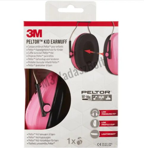 Peltor KID gyerek passzív fülvédő 27dB