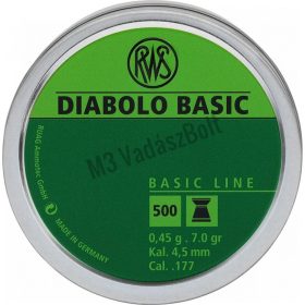 RWS Léglövedék, Diabolo Basic 4,50mm 0,45g