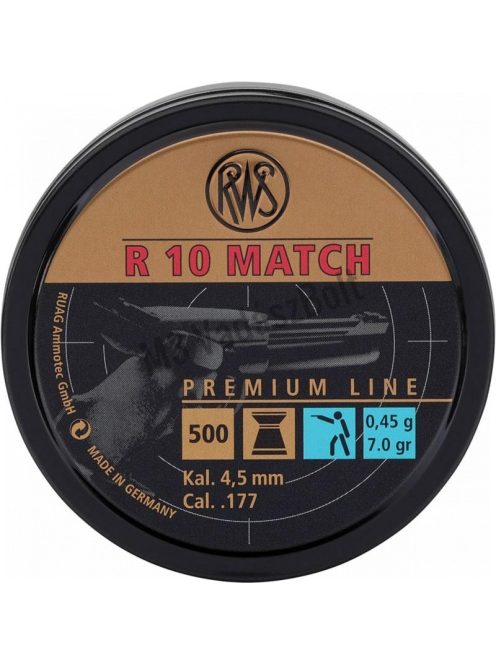 RWS Léglövedék, R10 Match 4,49mm 0,45g