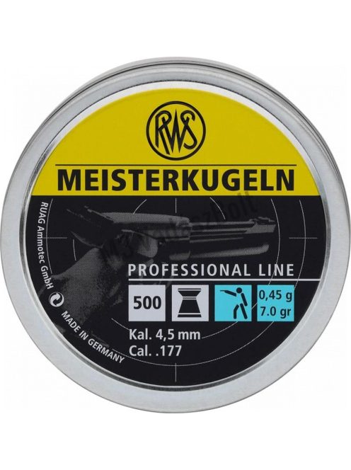 RWS Léglövedék, Meisterkugeln 4,50mm 0,45g