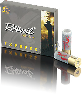 12/67.5/7.4 28.5g 20mm Rottweil Express lőszer