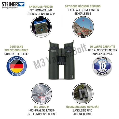 Steiner eRanger 10x42 LRF keresőtávcső, távolságmérővel