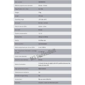 3-24x56 Steiner Ranger 8 4A-i Ballistic Turret