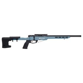   Savage B22AVNS-SR Precision Titanium Blue 18' .22LR, menetes csővég
