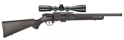 Savage 93R17 FV-SR XP 17HMR, Bushnell Banner 3-9x40 céltávcső, menetes csővég