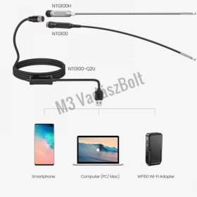 Teslong adatkábel kamerához és csőendoszkóphoz