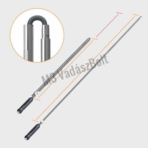 Teslong fegyver endoszkóp/csőkamera fókuszálható és összehajtható csővel, 4,5" IPS monitorral