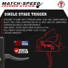 Elsütés ívelt Match-Speed Trigger System