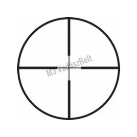 4X32 Walther távcső 22mm Weaver/picatinny szerelékkel