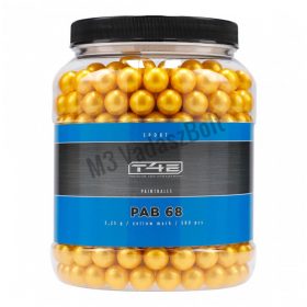   T4E PAB68 500db Sport Painball (festék) golyó, citromsárga