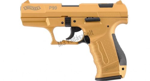 Walther P99 arany cerakote gázpisztoly 9mm PAK