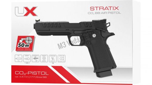 Stratix légpisztoly 4,5 mmBB, Blowback