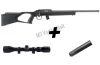 Regent RBA1 .22LR menetes csővég+A-Tec Wave hangtomp. +3-9x40 Weaver céltávcső