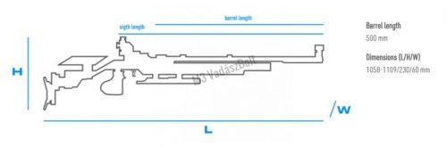 Hämmerli AR20 Blue Pro Diopter irányzékkal