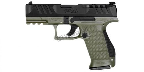 Walther PDP  9X19 Compact 4" 2db 15ös tárral, OD zöld