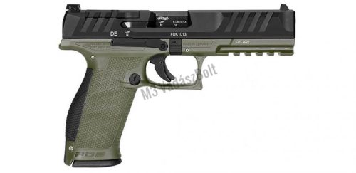 Walther PDP 9X19 Full Size 4,5" 2db 18as tárral, OD zöld