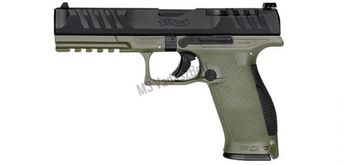 Walther PDP 9X19 Full Size 5" 2db 18as tárral, OD zöld