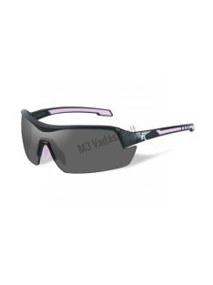   WileyX Rem Női Platinum lövőszemüveg füst szürke lencsék, fekete/pink keret