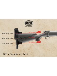 Mauser M18 gumiagytalp 15mm