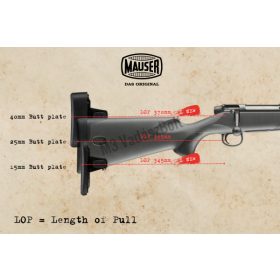 Mauser M18 gumiagytalp 25mm (standard)
