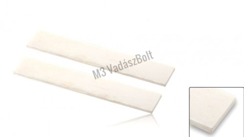Indiai fehér tevecsont markolat, 95x22x5mm, 2db