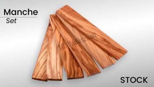 Spanyolországból származó olajfa pikkelyekben  95x28x5mm, 2db