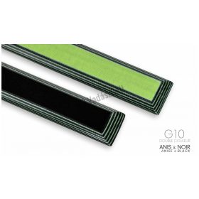 G10  fekete / ánizs - méret: 240x125x4 mm