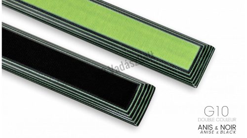 G10  fekete / ánizs - méret: 240x125x4 mm