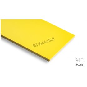 G10 sárga, 240x125x1 mm