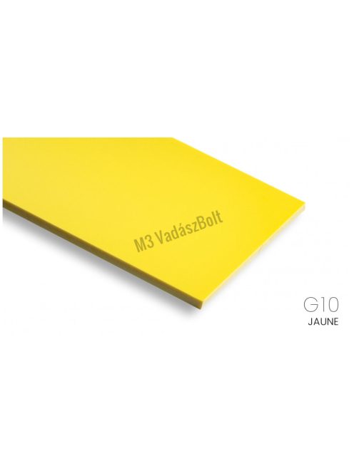 G10 sárga, 240x125x1 mm