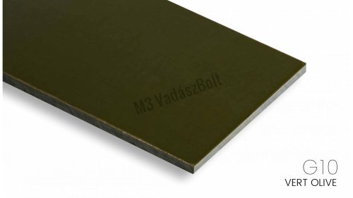 G10 oliva méret: 240x125x6 mm