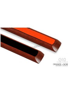G10 fekete / narancs- méret: 240x125x6 mm