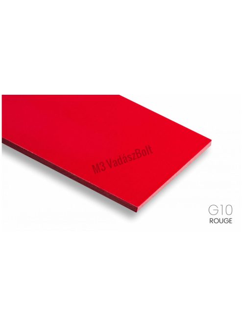 G10 piros méret: 240x125x6 mm
