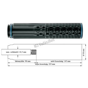   ERA® SILENCER SOB 1 HANGTOMPÍTÓ ERA®LOCK GYORSOLDÁSSAL, .375 (9,5mm)