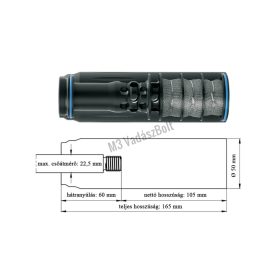   ERA® SILENCER SOB 3D HANGTOMPÍTÓ ERA®LOCK GYORSOLDÁSSAL, .338 (8.6mm)