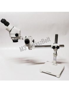 STM45b zoom sztereomikroszkóp (0,7-4,5x) ipari állványon