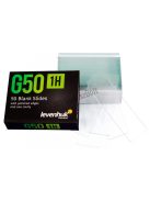 Levenhuk G50 1H egy üreges üres tárgylemez (50 darab)